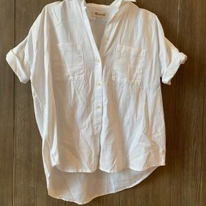 Madewell white tunic